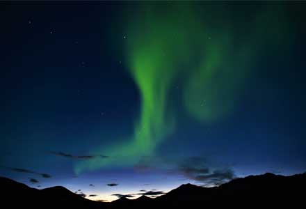 Auroras Boreales en Tombstone Territorial Park